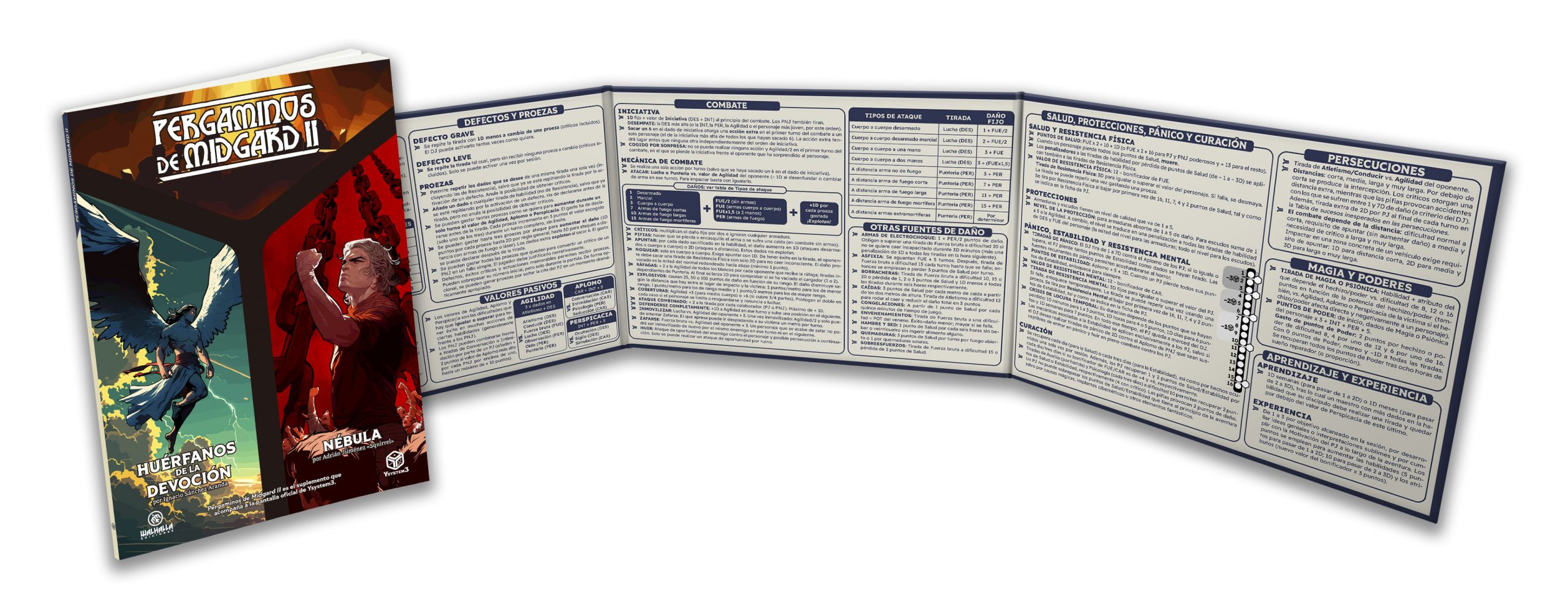 PREVENTA DE LA PANTALLA OFICIAL DE YSYSTEM3 + PERGAMINOS DE MIDGARD II